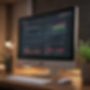 Utilizing Technology for Debt Tracking A computer screen displaying a debt management app