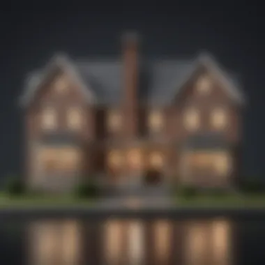 House Representation of Division During Divorce Illustration depicting a house divided into two halves symbolizing divorce.