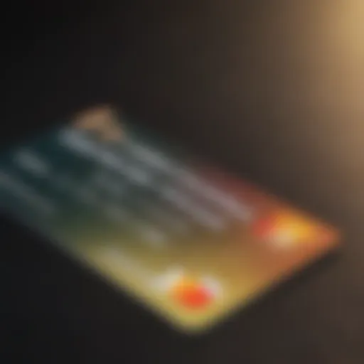 Close-up of a smart access prepaid card