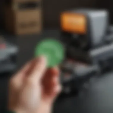 Infographic illustrating reload options for the Green Dot Card